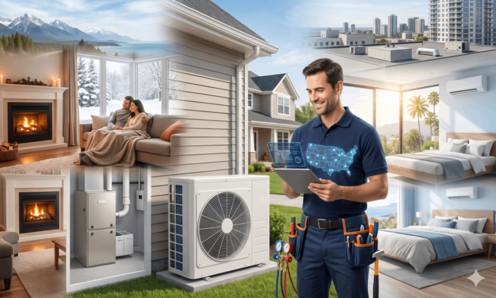 HVAC in Rock, WV